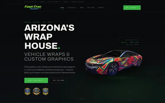 Fast-Trac Designs site preview